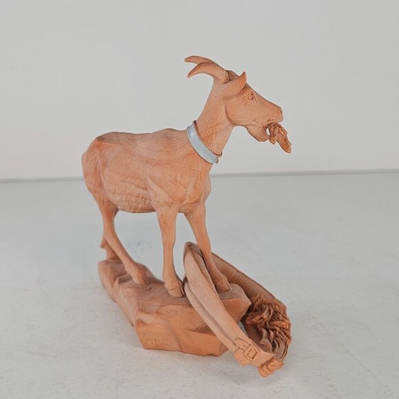 John Imhoff Homestead Life Collection Terracotta Billy Goat Signed - Picture 3 of 8